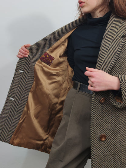 Vintage 100% Virgin Wool Coat