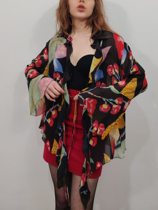 Vintage 100% Silk Blouse