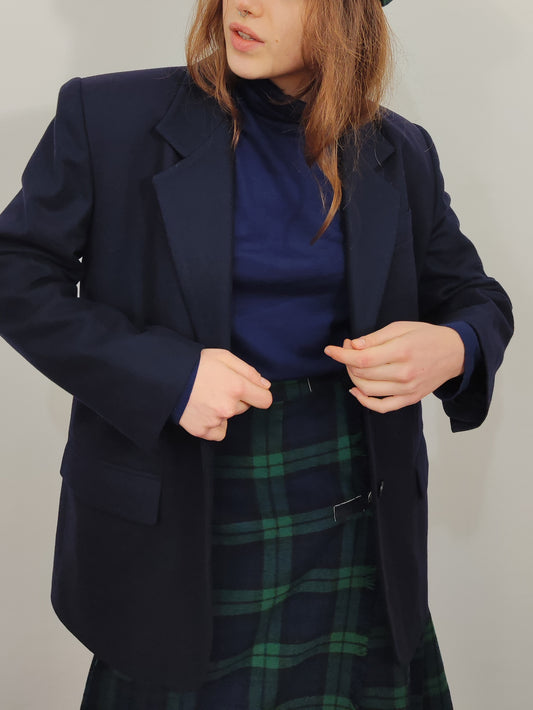 100% Wool Navy Blazer
