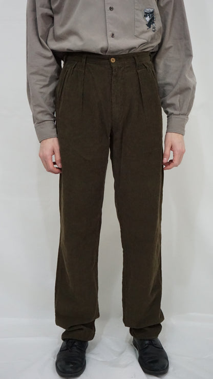 Boneville C.P. Company Green Corduroy Vintage Pants